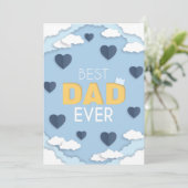 Beste Kaart van pa Ever Cute Vaderdag (Staand voorkant)