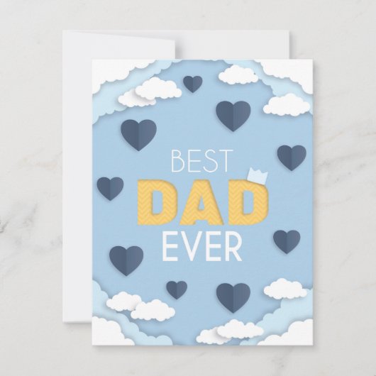 Beste Kaart van pa Ever Cute Vaderdag (Voorkant)