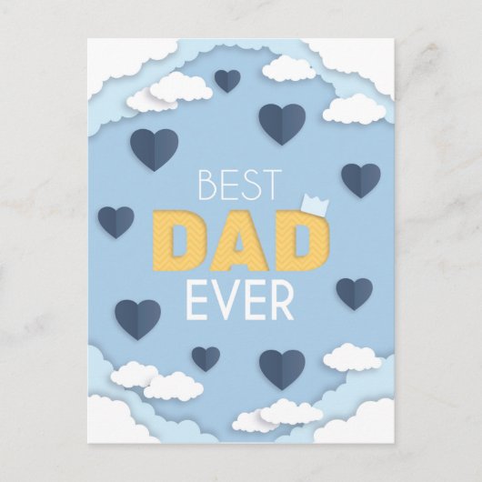 Beste Kaart van pa Ever Cute Vaderdag (Voorkant)