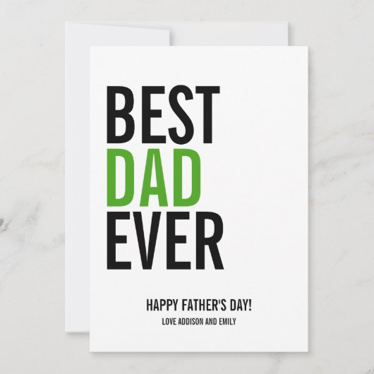 Beste Kaart van Pap Ever (Voorkant)