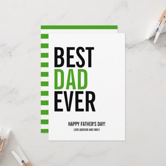 Beste Kaart van Pap Ever (Voorkant / Achterkant in situ)