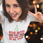 Beste Kaart voor kerstmis met kerstmis met kerstmi T-shirt