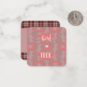 Beste Kaart voor luck Note Notitiekaartje (Voorkant / Achterkant in situ)