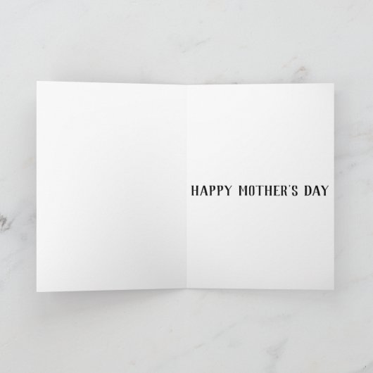 Beste Kaart voor mamma Ever Word Art Moederdag (Binnen)