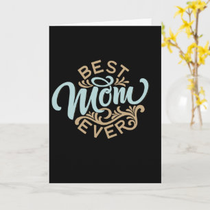 Beste Kaart voor mamma Ever Word Art Moederdag