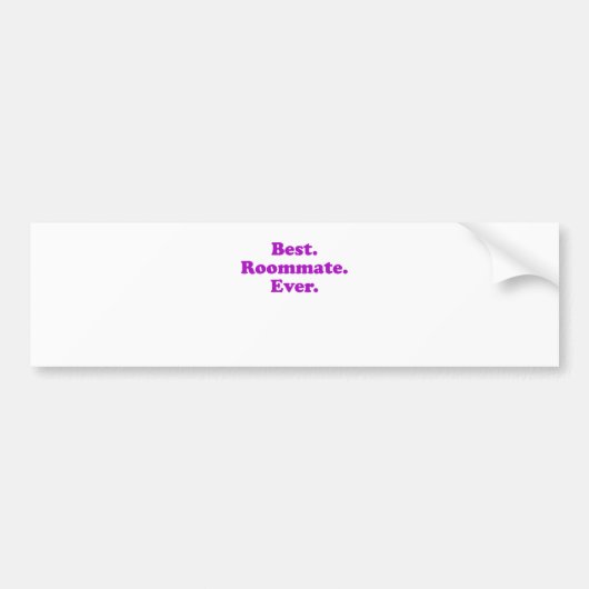Beste kamergenoot ooit bumpersticker (Voorkant)