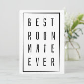 🖤 beste kamergenoot ooit kaart (Staand voorkant)