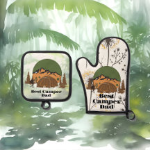 Beste kampeer vader bos houten tent Vaderdag