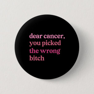 Beste kanker, kies je verkeerde overlevende borstk ronde button 5,7 cm