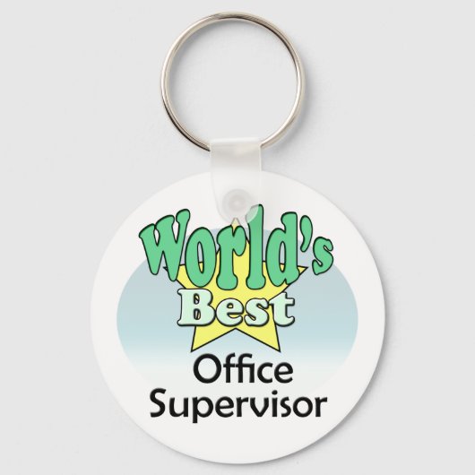 Beste Kantoor van de wereld Sleutelhanger (Voorkant)