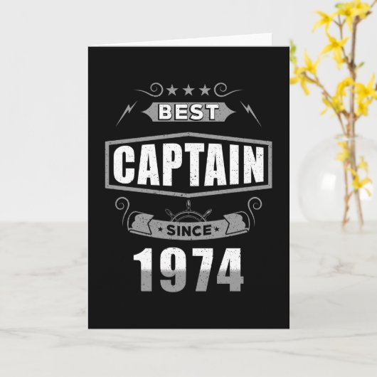 Beste kapitein sinds 1974 kaart (Gele Bloem)