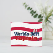 Beste kapitein werelden briefkaart (Staand voorkant)