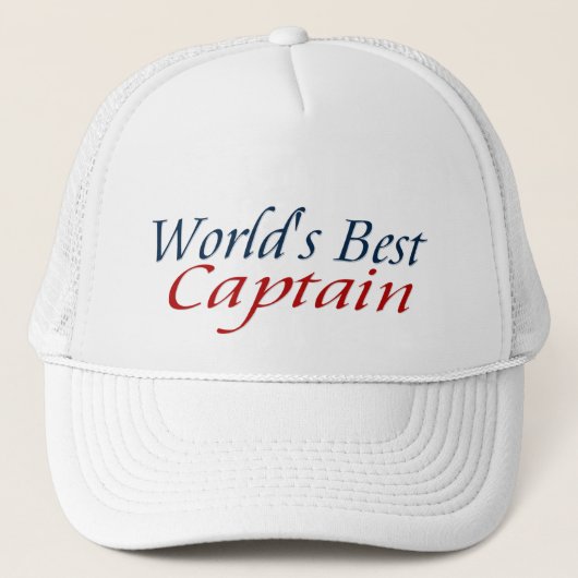 Beste kapitein werelden trucker pet (Voorkant)