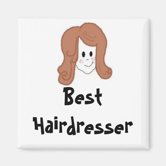 Beste Kapper Magneet (Voorkant)