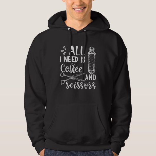 Beste Kapper Mannen Vrouwen Kapsalon Kapper Hoodie (Voorkant)