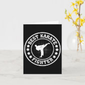 Beste Karate Fighter - Karate Fighter Kaart (Gele Bloem)