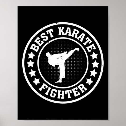 Beste Karate Fighter - Karate Fighter Poster (Voorkant)