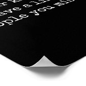 Beste Karma, ik heb een lijst met mensen die je he Poster (Hoek)