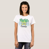 Beste kassier ter wereld t-shirt (Voorkant volledig)
