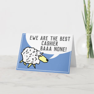 Beste Kassierer Bar None - Schaap Punt Kaart