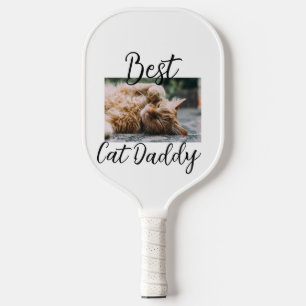 Beste kat Daddy ouders huisdier foto papa mama een Pickleball Paddle