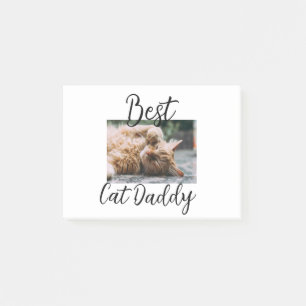 Beste kat Daddy ouders huisdier foto papa mama een Post-it® Notes
