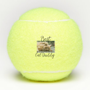 Beste kat Daddy ouders huisdier foto papa mama een Tennisballen