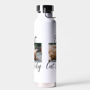 Beste kat Daddy ouders huisdier foto papa mama een Waterfles
