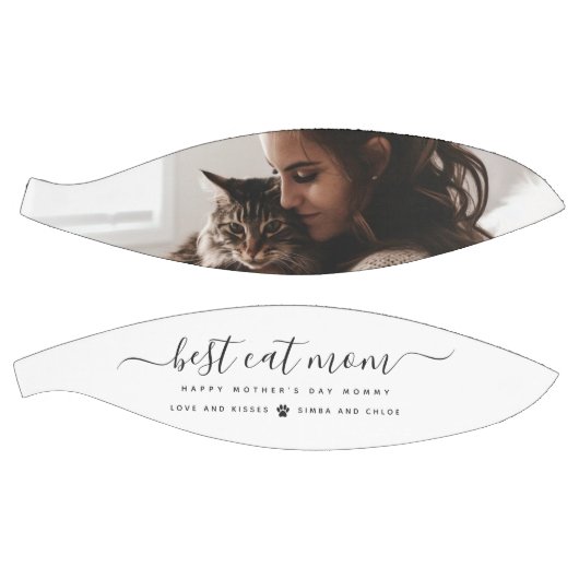 Beste kat mam: aangepaste Moederdag kat foto Basketbal (Panelen)