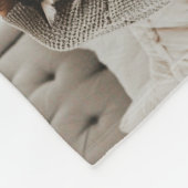 Beste kat mam: aangepaste Moederdag kat foto Fleece Deken (Hoek)