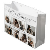 Beste kat mam: aangepaste Moederdag kat foto Groot Cadeauzakje (Voorkant Gekanteld)