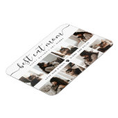 Beste kat mam: aangepaste Moederdag kat foto Magneet (Linkerzijde)