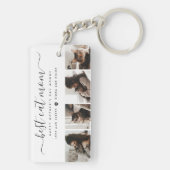 Beste kat mam: aangepaste Moederdag kat foto Sleutelhanger (achterkant)