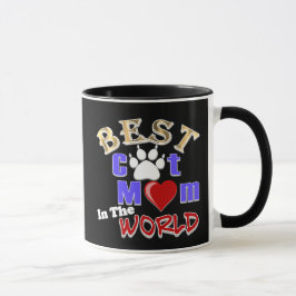 Beste kat mam in de wereld cadeau voor Moederdag Mok