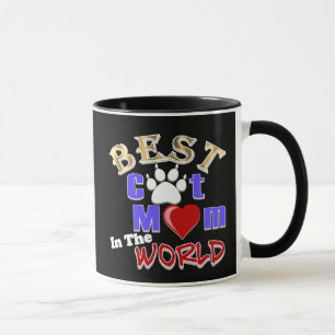 Beste kat mam in de wereld cadeau voor Moederdag Mok