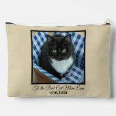 Beste kat mam ooit aangepaste foto en tekst etui (Achterkant)