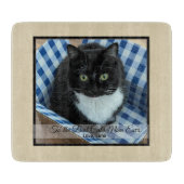 Beste kat mam ooit aangepaste foto en tekst snijplank (Voorkant)