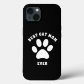 Beste kat mam ooit aangepaste tekst aangepast Case-Mate iPhone case (Achterkant)