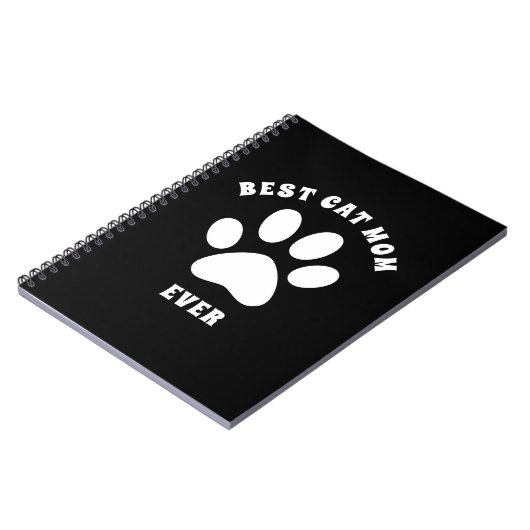 Beste kat mam ooit aangepaste tekst aangepast notitieboek (Linkerzijde)