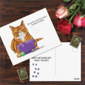 Beste kat-mam ooit! briefkaart