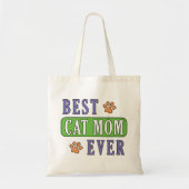 Beste kat mam ooit Canvas tas (Voorkant)