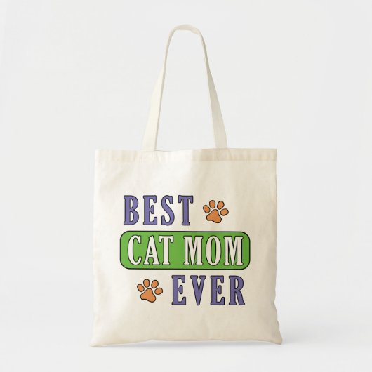 Beste kat mam ooit Canvas tas (Voorkant)