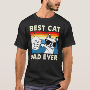 Beste kat-mam ooit kat-kool zonnebril t-shirt