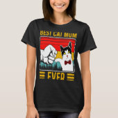 Beste kat mam ooit  kitten kat mam oma m t-shirt (Voorkant)