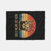  beste kat mam ooit leuk Moederdag kat mam Fleece Deken (Voorkant (Horizontaal))