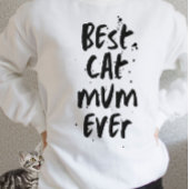 Beste kat mam ooit modern eenvoudig trendy Schatti T-shirt