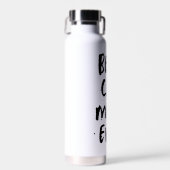 Beste kat mam ooit modern eenvoudig trendy Schatti Waterfles (Voorkant)