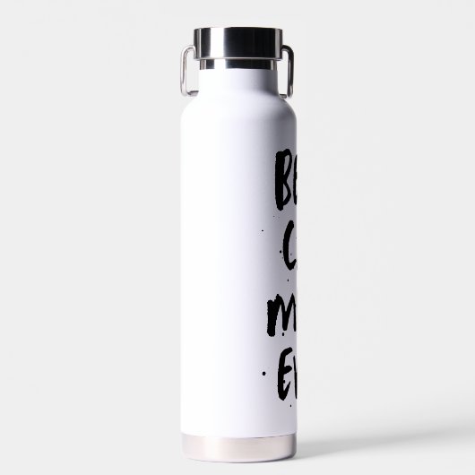 Beste kat mam ooit modern eenvoudig trendy Schatti Waterfles (Voorkant)