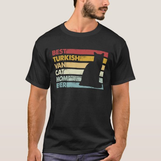 Beste kat mam ooit moeder turkse van kat t-shirt (Voorkant)