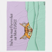 Beste kat mam ooit! Moederdag Fleece Deken (Voorkant)